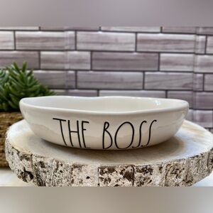 Rae Dunn❤️ “THE BOSS “Pet Bowl for Cat& SM Dog New